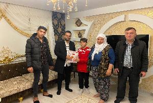 İLÇEMİZDE BULUNAN YETİM VE ÖKSÜZ AİLELERİMİZE ZİYARETTE BULUNDUK